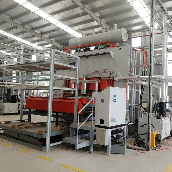 Automatic laminated press production line